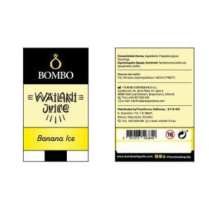 Bombo Wailani Banana Ice 40ml/120ml Flavorshot